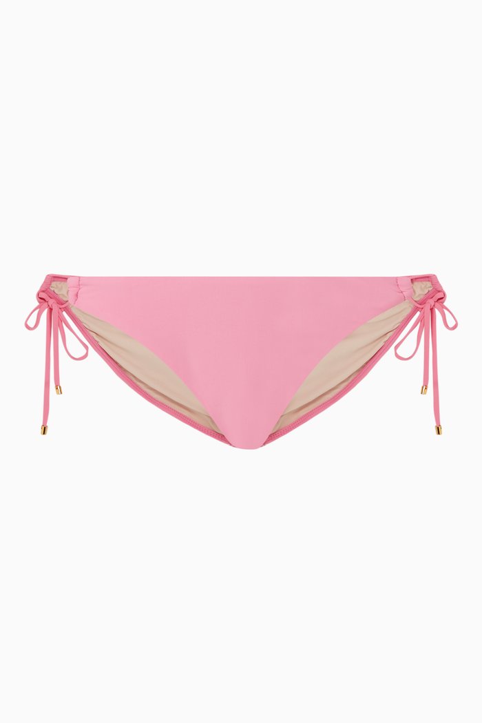 

Loop Tie Bikini Bottoms, Pink