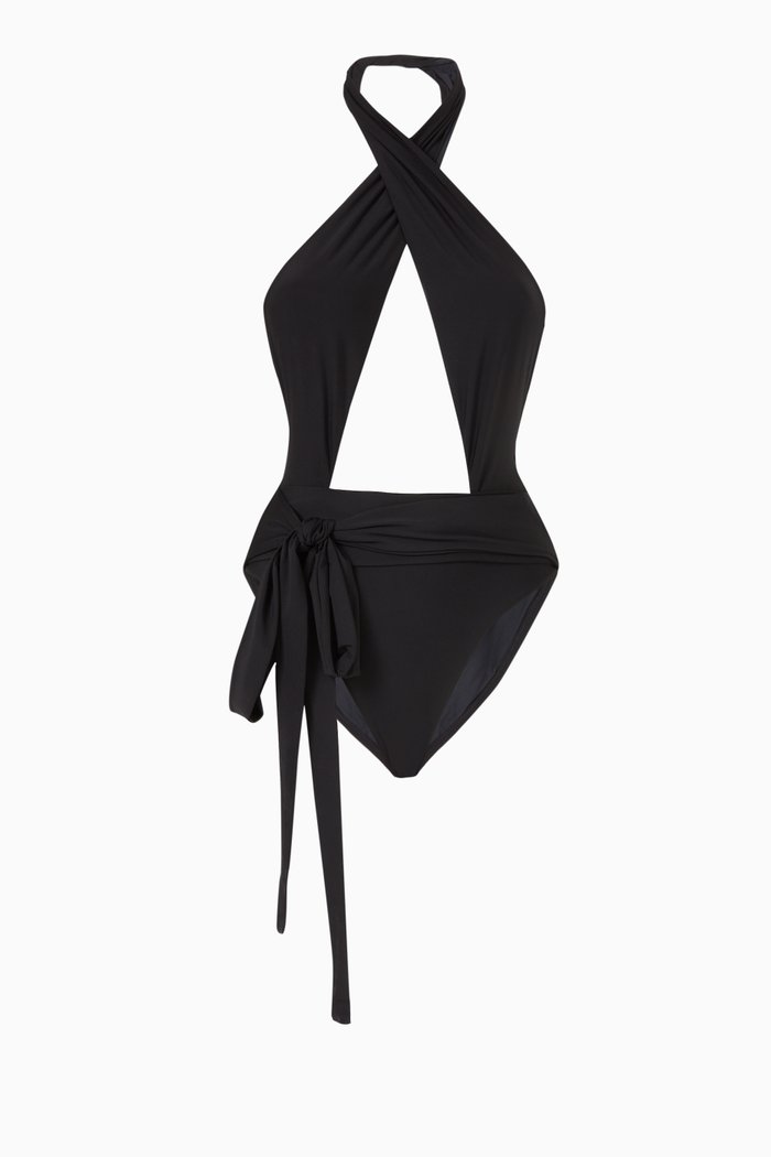 

Alex Halter Swimsuit, Black