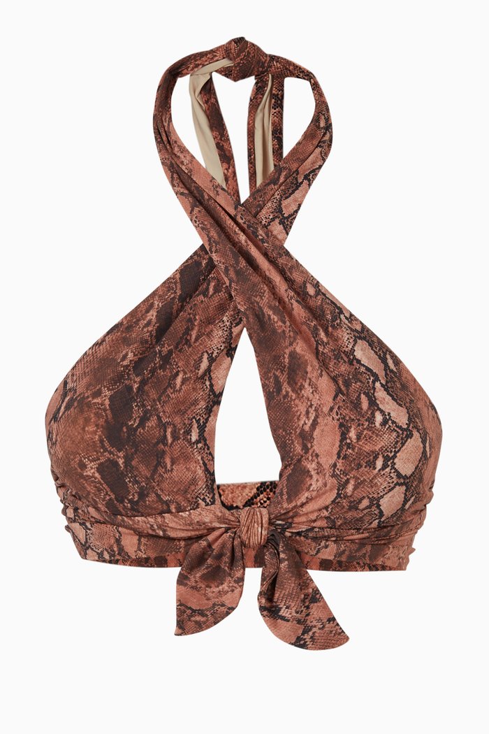 

Kaa Alex Bikini Top, Brown