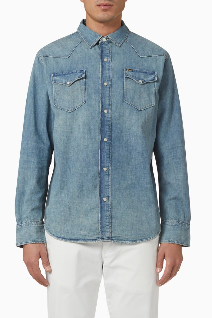 

Shirt in Denim, Blue
