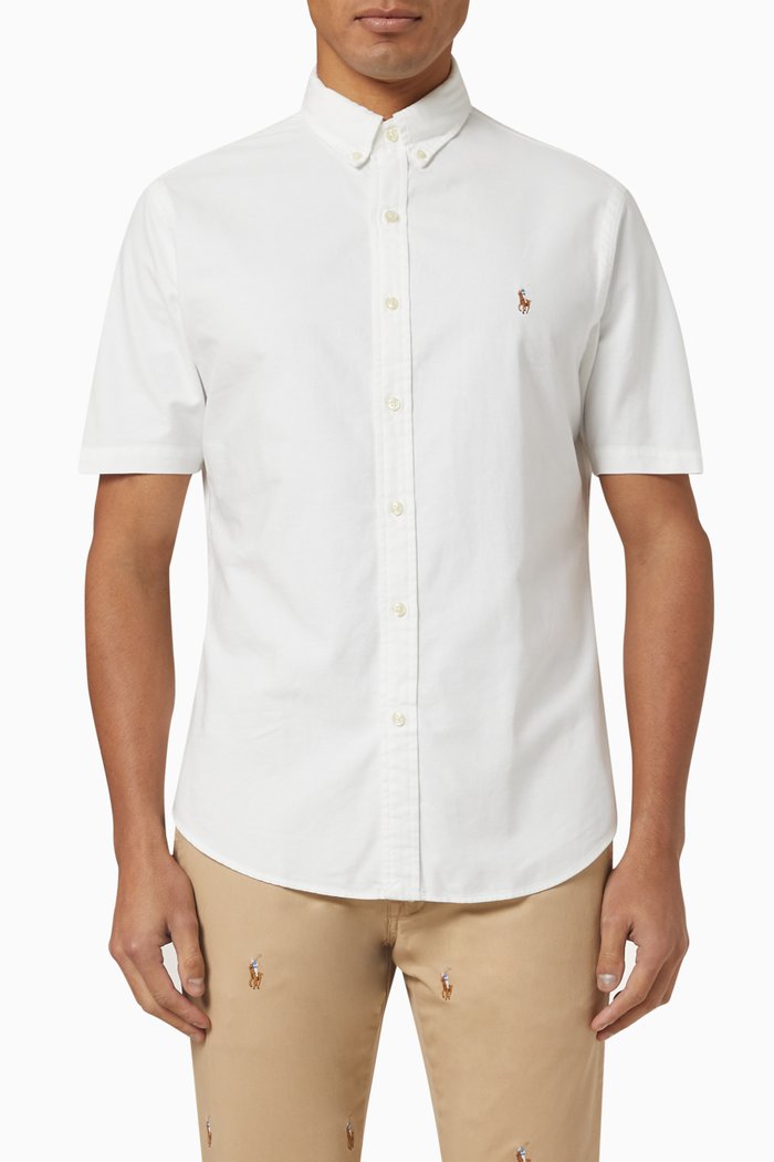 

Sports Shirt in Cotton, White