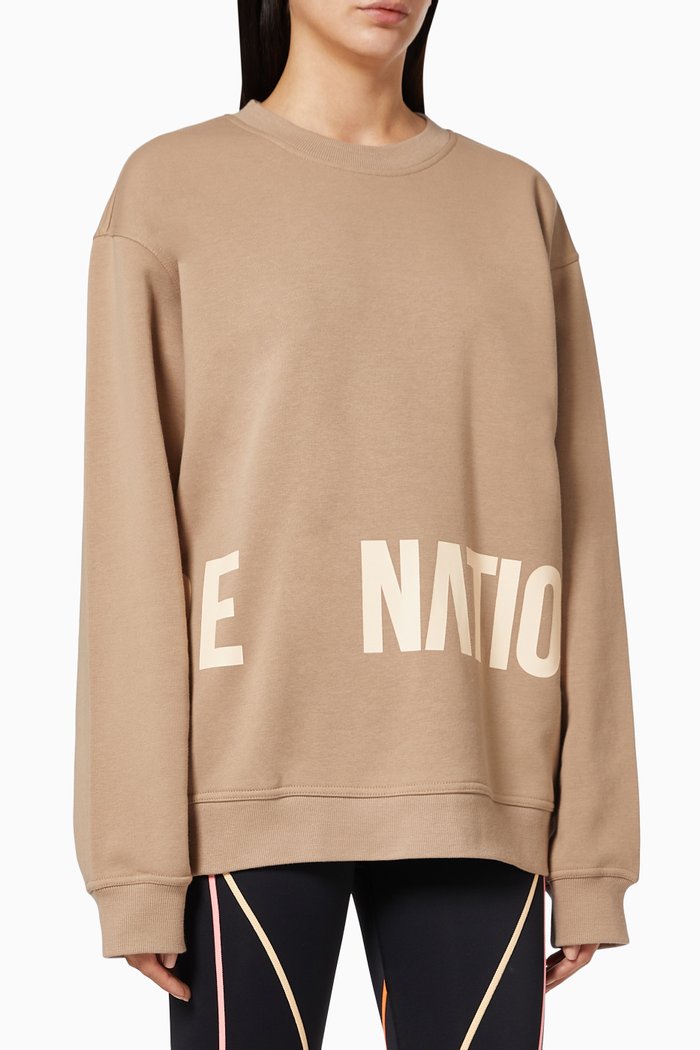 

Downswing Sweater in Organic Cotton, Neutral