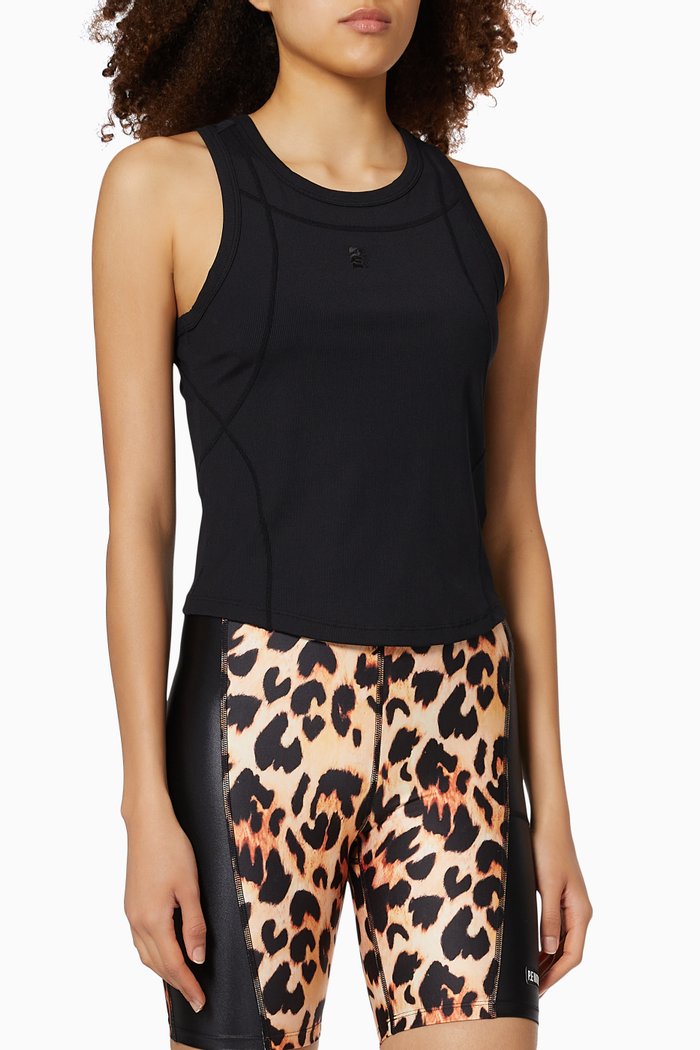

Take Charge Tank Top in Recycled Nylon, Black