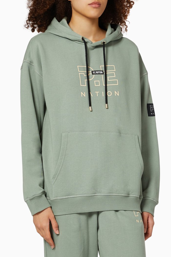

Endurance Hoodie in Organic Cotton, Green