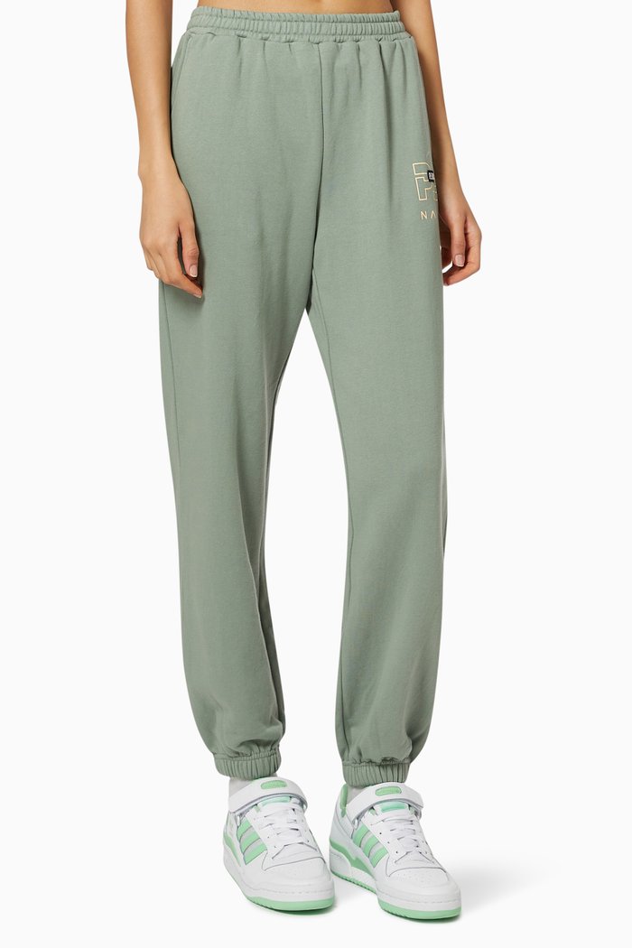 

Grand Stand Trackpants in Organic Cotton, Green