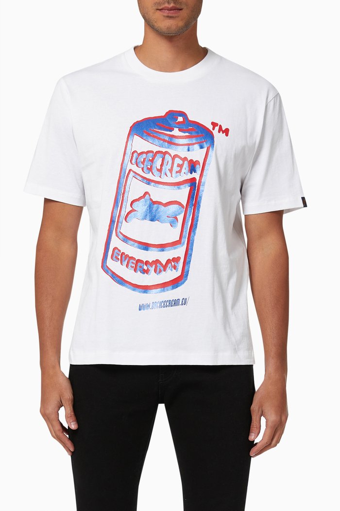 

Transistor Icon T-shirt in Cotton Jersey, White