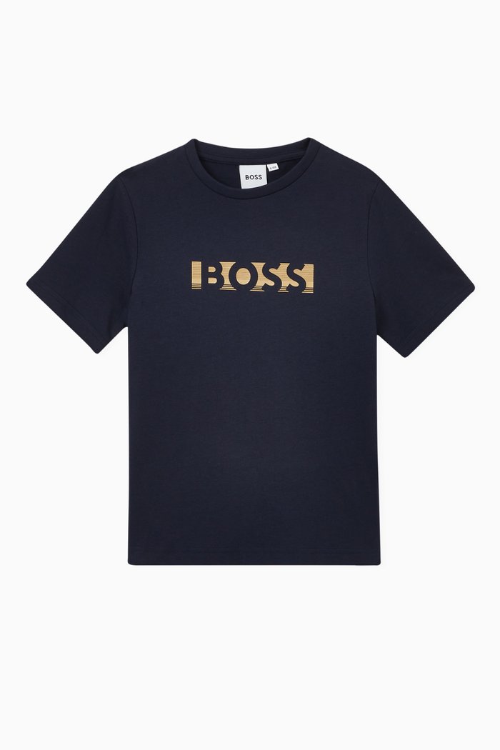 

Logo T-Shirt in Cotton, Blue