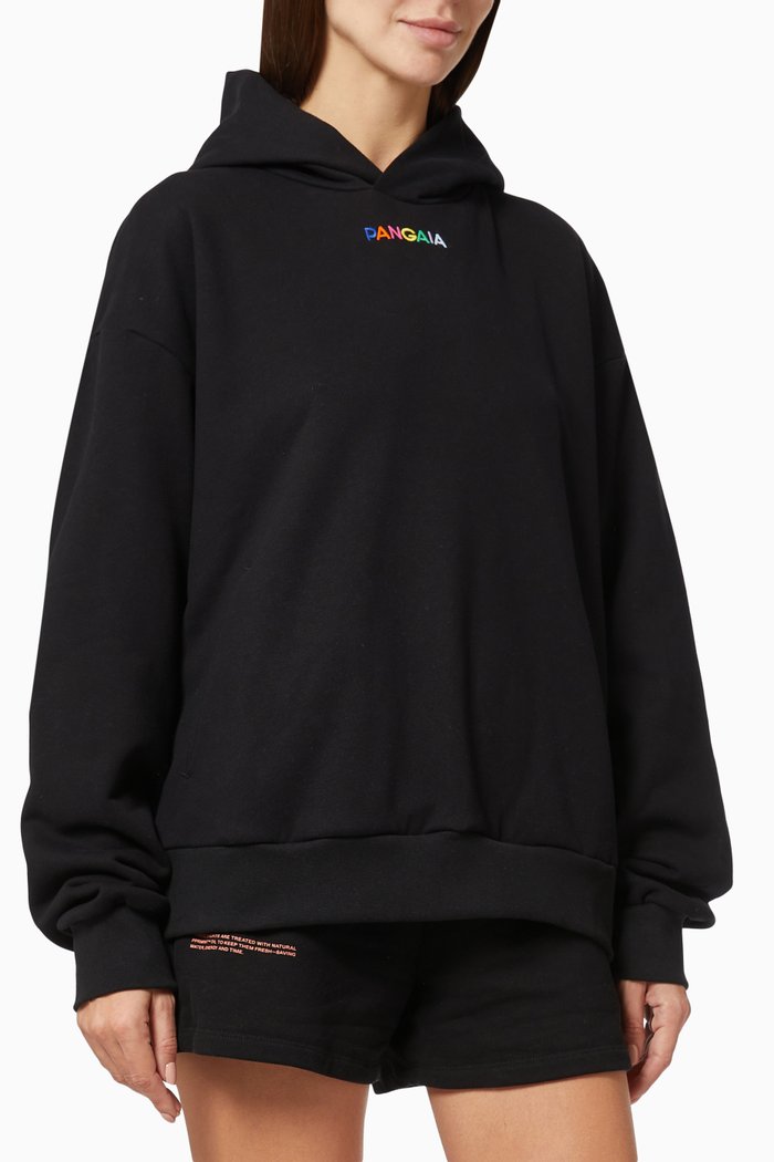

Lightweight Organic Cotton Hoodie, Black