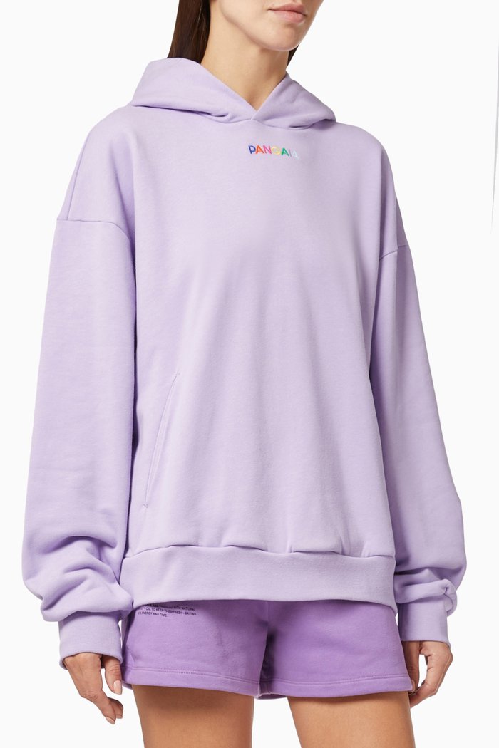 Lightweight Organic Cotton Hoodie, Purple