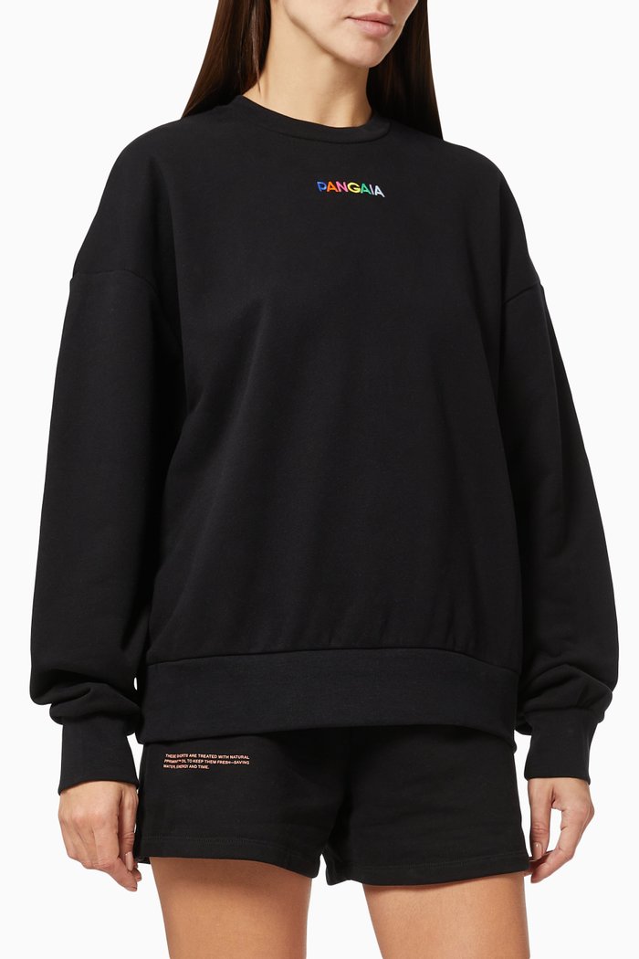 

Lightweight Organic Cotton Sweatshirt, Black