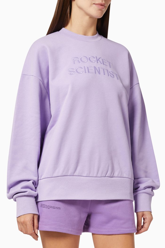 Lightweight Rocket Scientist Sweatshirt, Purple