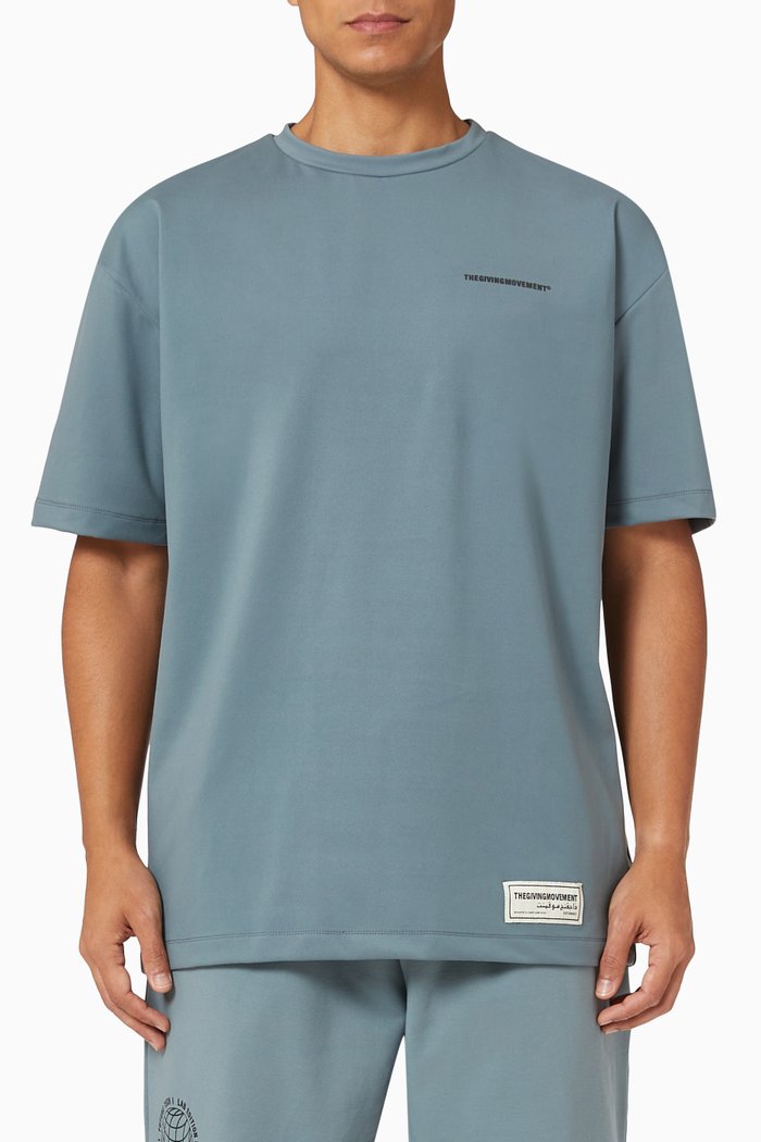 

Softskin100 TGM Street Active Oversized T-shirt, Blue