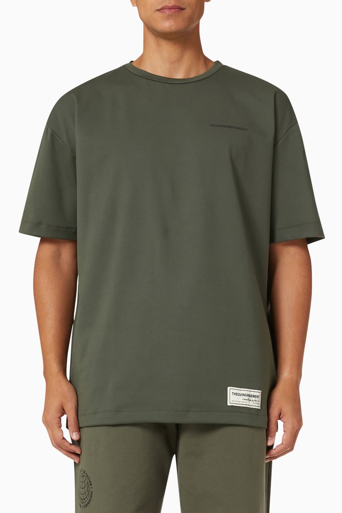 

Softskin100 TGM Street Active Oversized T-shirt, Green