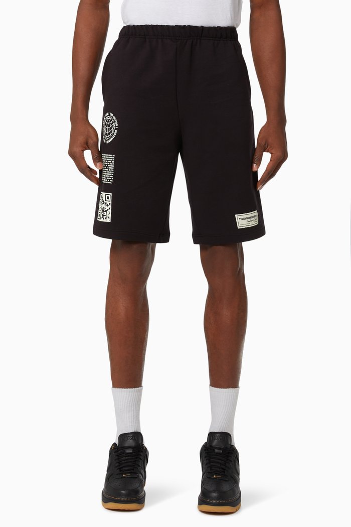 

Classic Lounge Shorts in Organic Cotton, Black