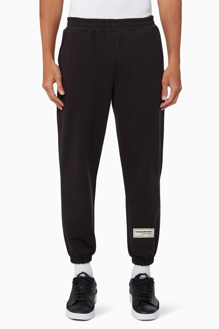

Classic Sweatpants in Organic Cotton, Black