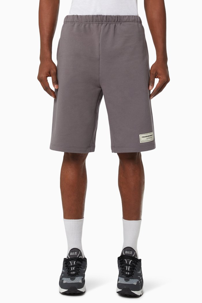 

Classic Lounge Shorts in Organic Cotton, Grey