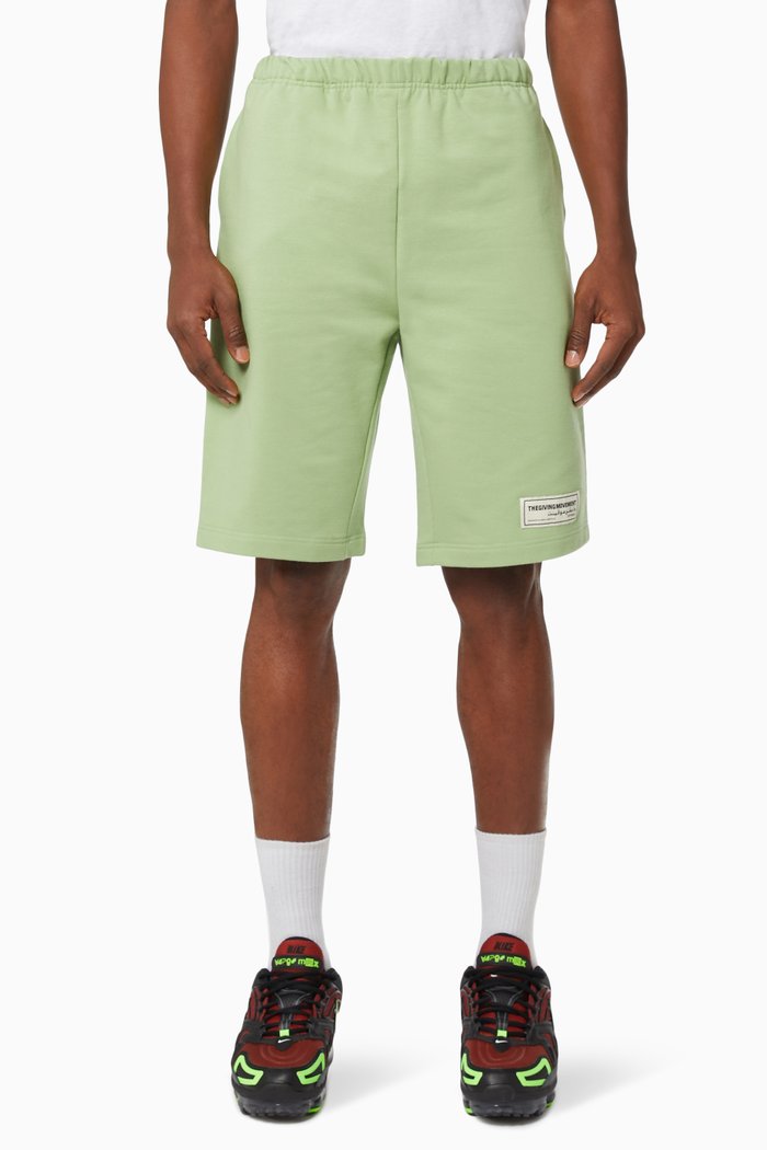 

Lounge Shorts in Organic Cotton, Green