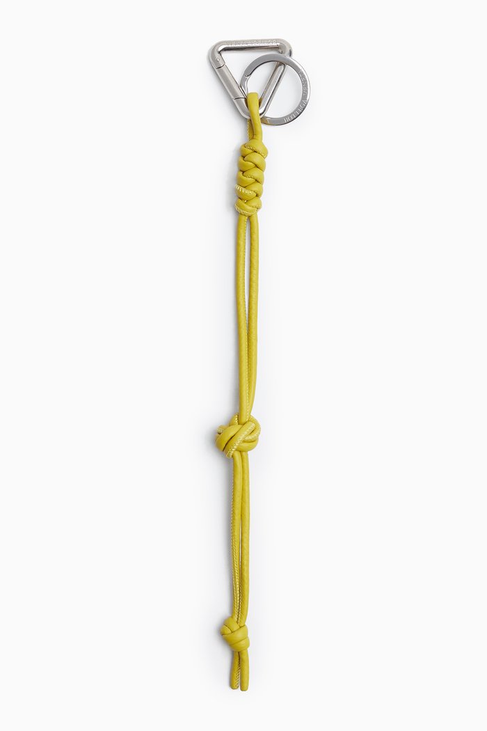 

Key Ring in Nappa, Yellow