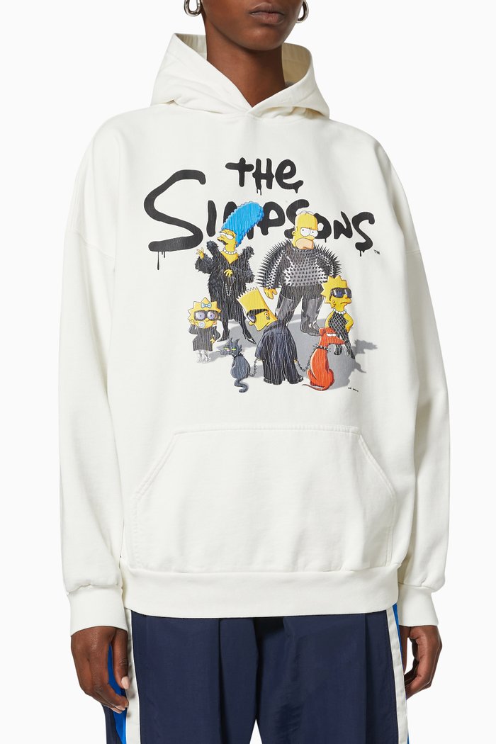 

The Simpsons TM & © 20th Television Hoodie in Cotton Fleece, Neutral