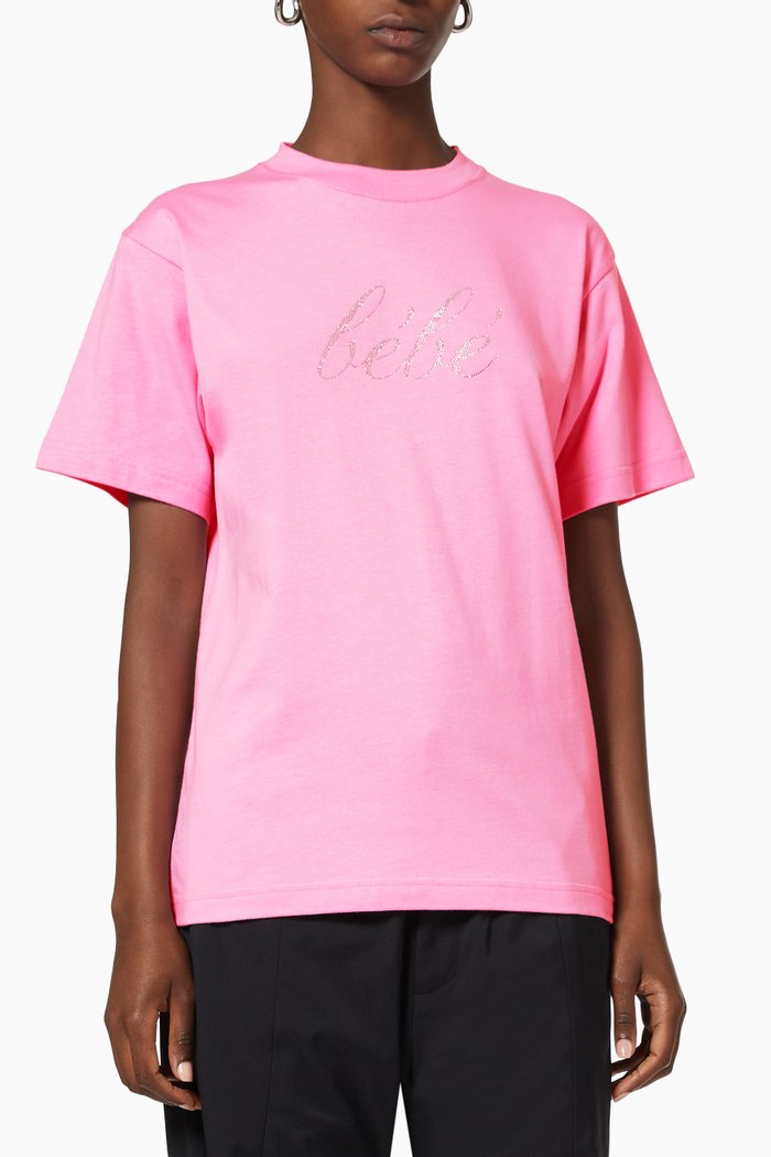 

Bébé T-shirt in Cotton Jersey, Pink
