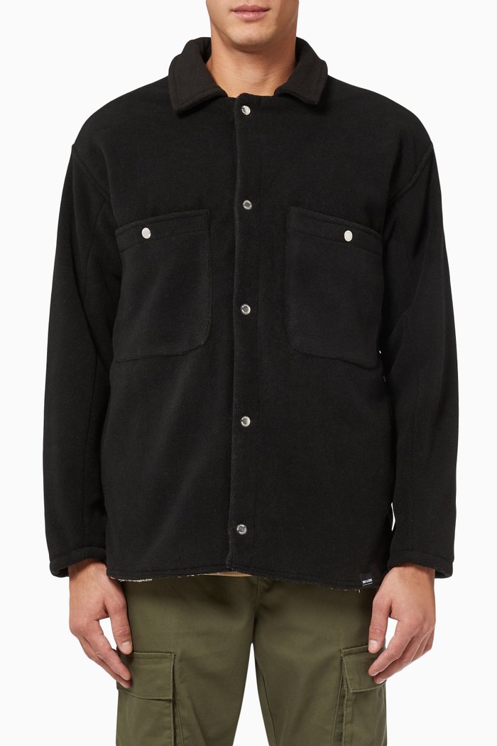 

Overshirt in Fleece, Black