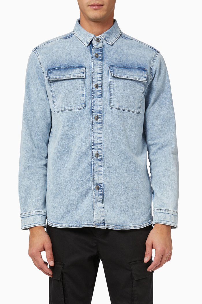 

Overshirt in Denim, Blue