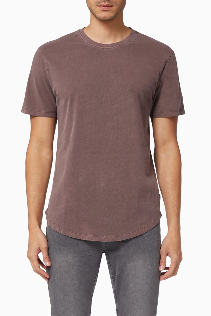 

Crewneck T-shirt in Jersey, Purple