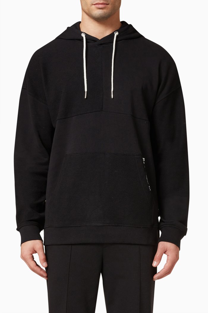 

Sweatshirt in Fleece, Black
