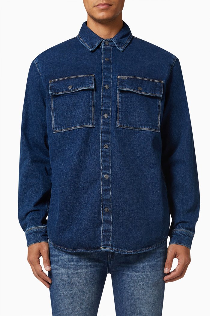 

Overshirt in Denim, Blue