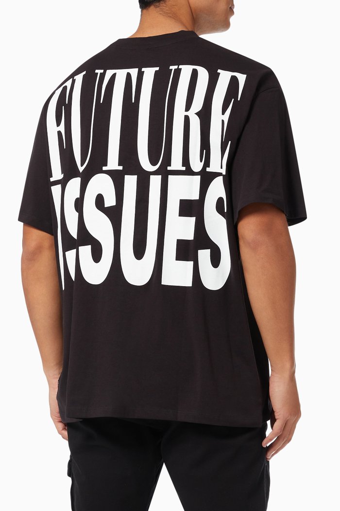 

Oversized T-shirt in Cotton, Black