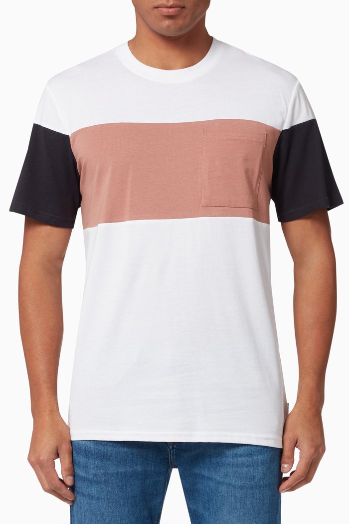 

3 Coloured T-Shirt in Cotton, White