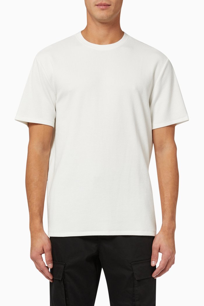 

T-Shirt in Cotton Jersey, White