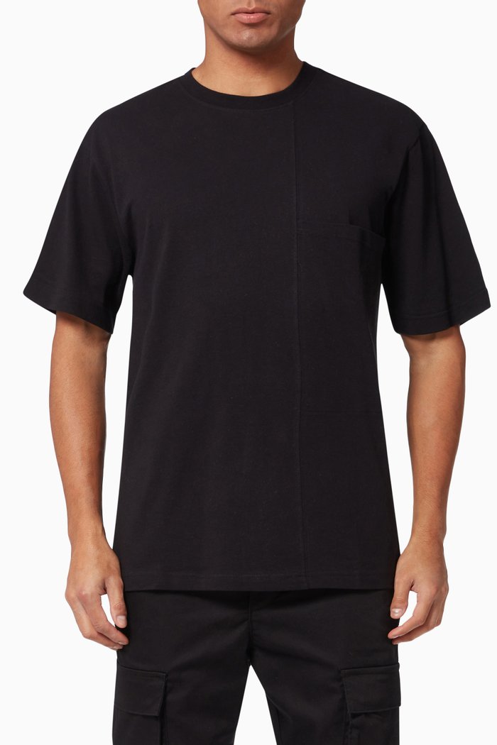 

Relaxed Fit T-Shirt in Cotton, Black