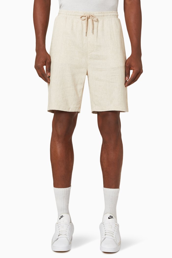 

Shorts in Viscose & Linen, Neutral