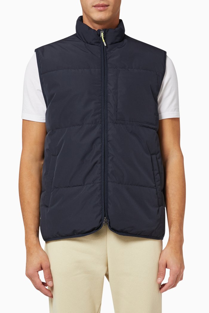 

Quilted Waistcoat, Blue