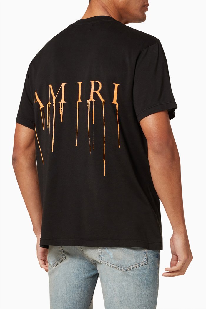 

Spray Paint Logo T-shirt in Cotton, Black