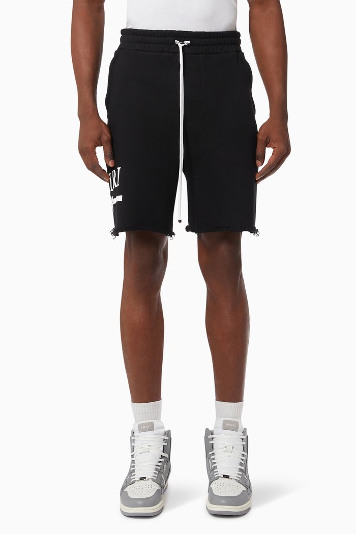 

M.A Bar Shorts in Cotton Jersey, Black