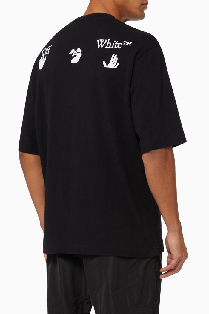 

Ow Logo T-shirt in Cotton Jersey, Black