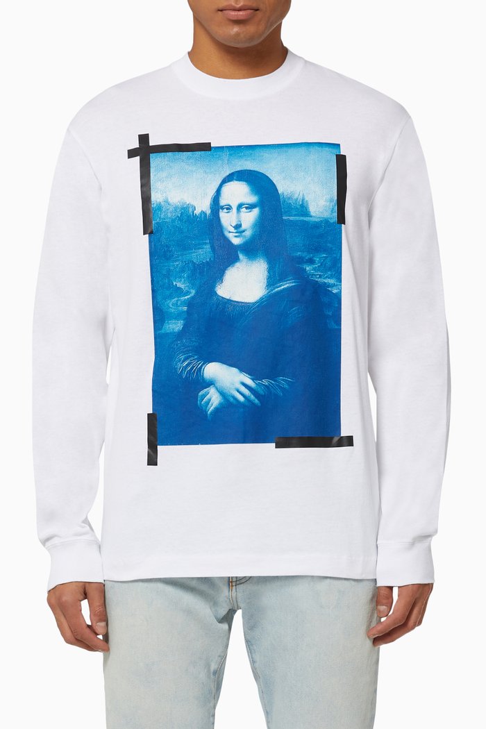 

Monalisa T-shirt in Cotton Jersey, White