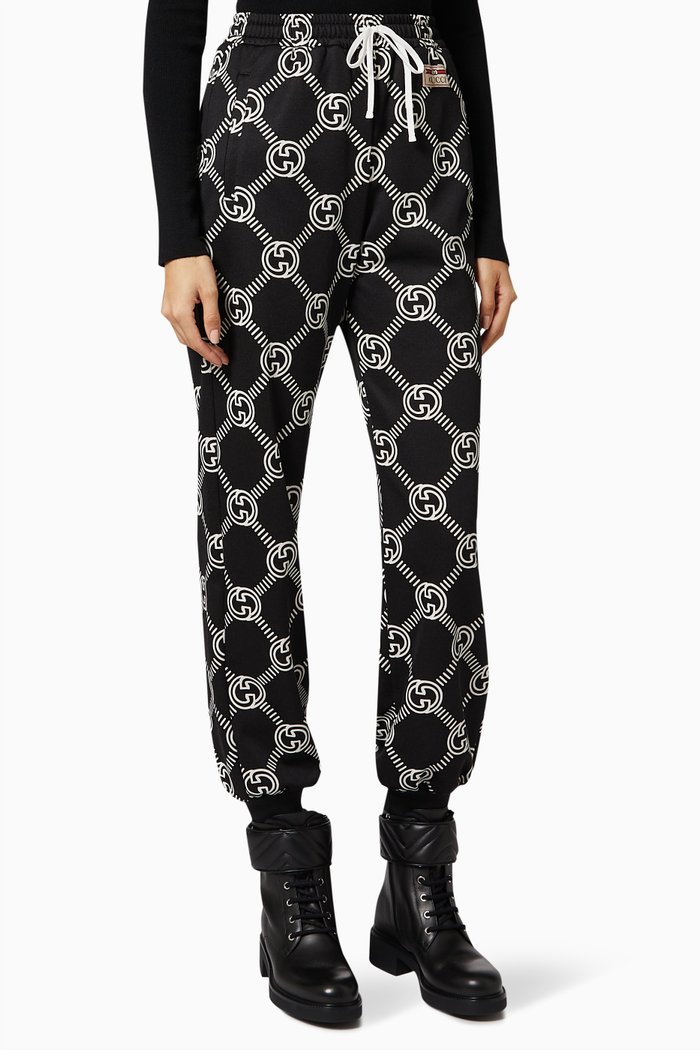 

Interlocking G Jogging Pants, Black