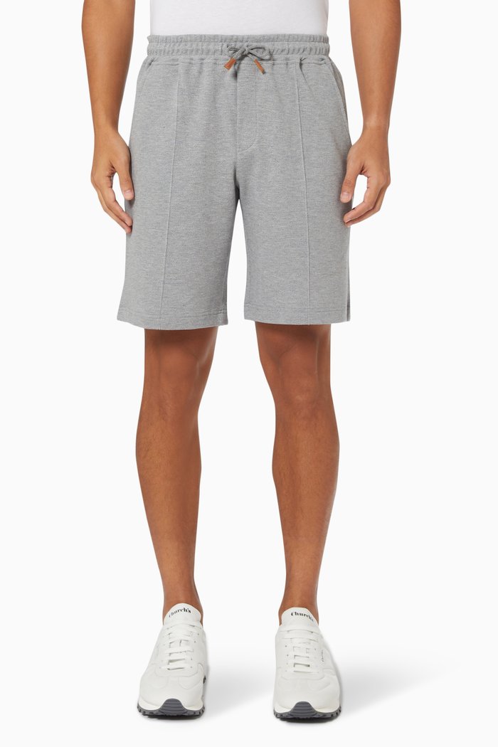 Sweat Shorts in Cotton, Grey