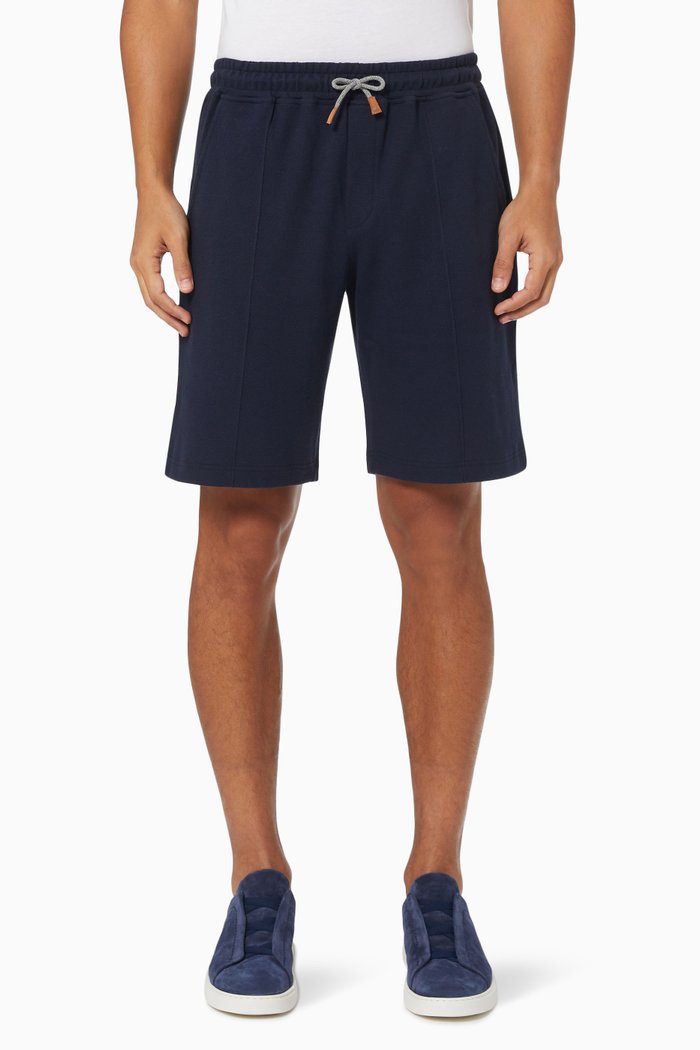 

Sweat Shorts in Cotton, Blue