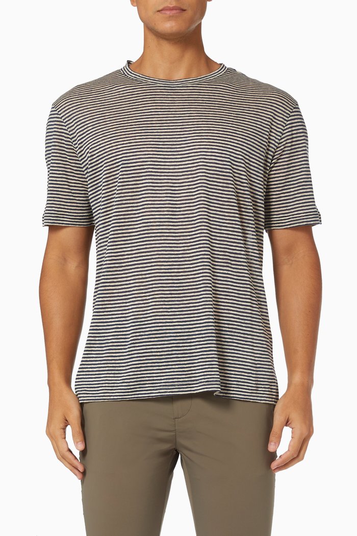 

Stripe T-shirt in Jersey, Blue