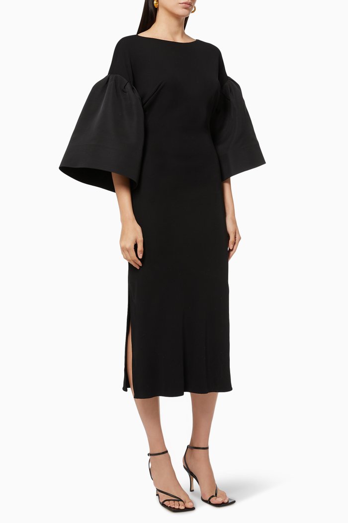 

Kali Midi Dress, Black