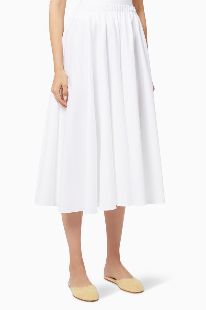 

Neve Pants in Cotton Twill, White