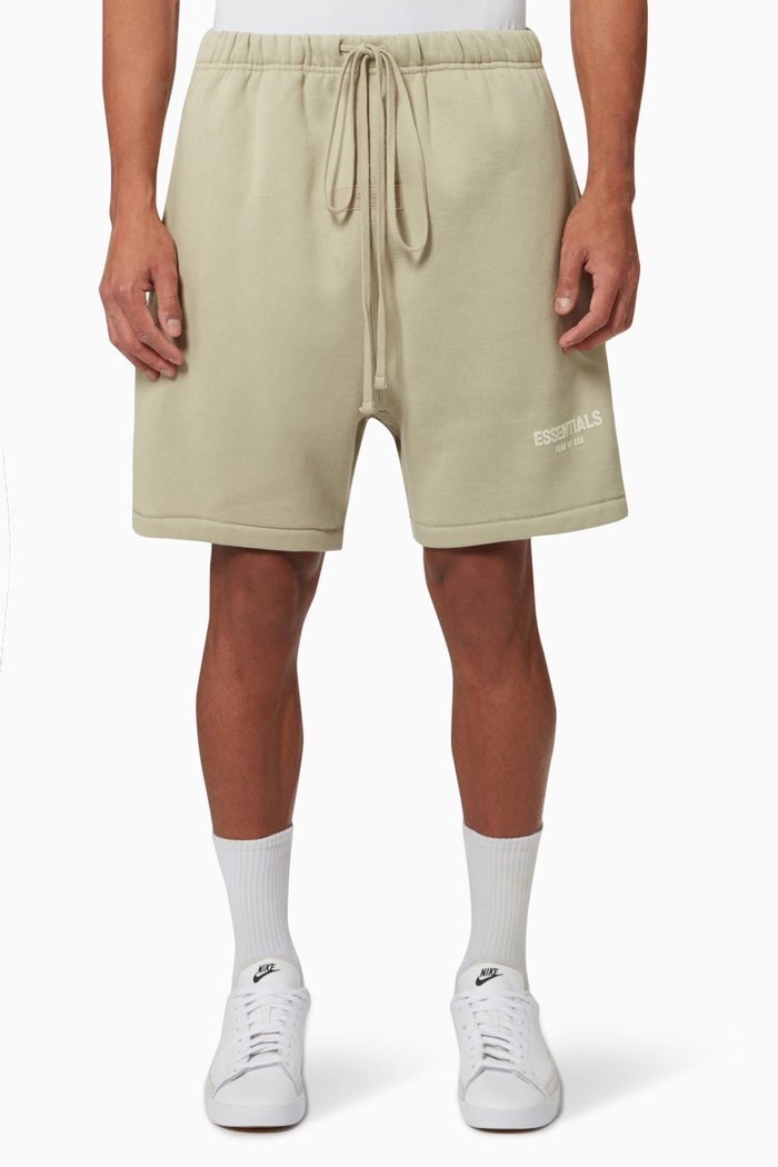 

Essentials Shorts in Cotton Jersey, Green
