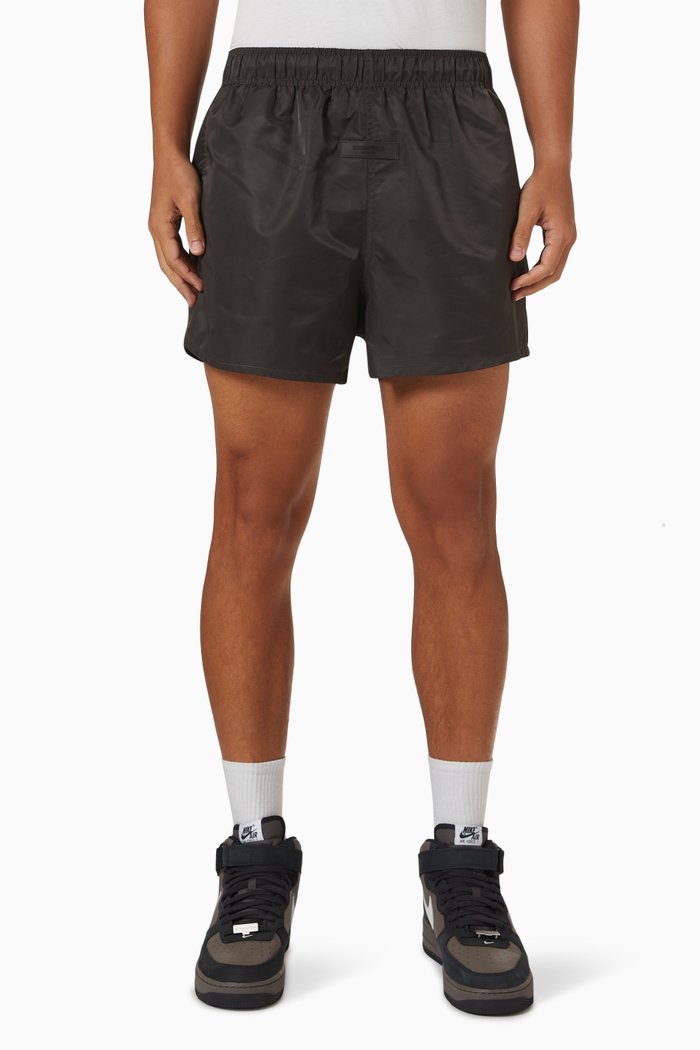 

Running Shorts in Taslan Nylon, Black