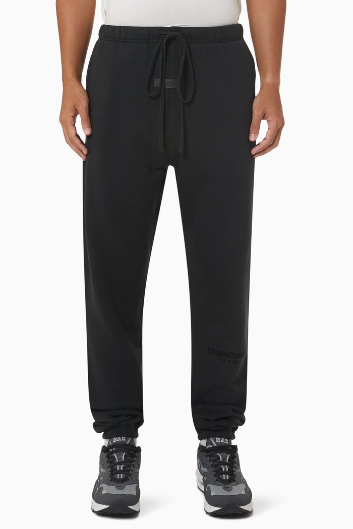

Essentials Sweatpants in Cotton Blend, Black