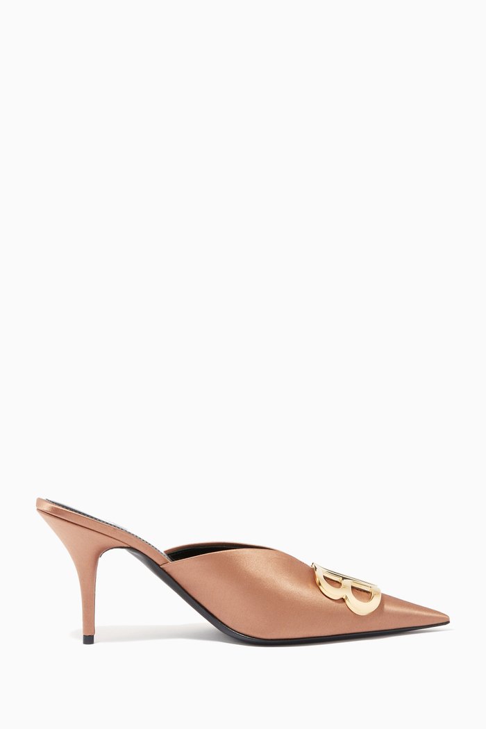 

BB 80 Knife Sandals in Satin, Brown