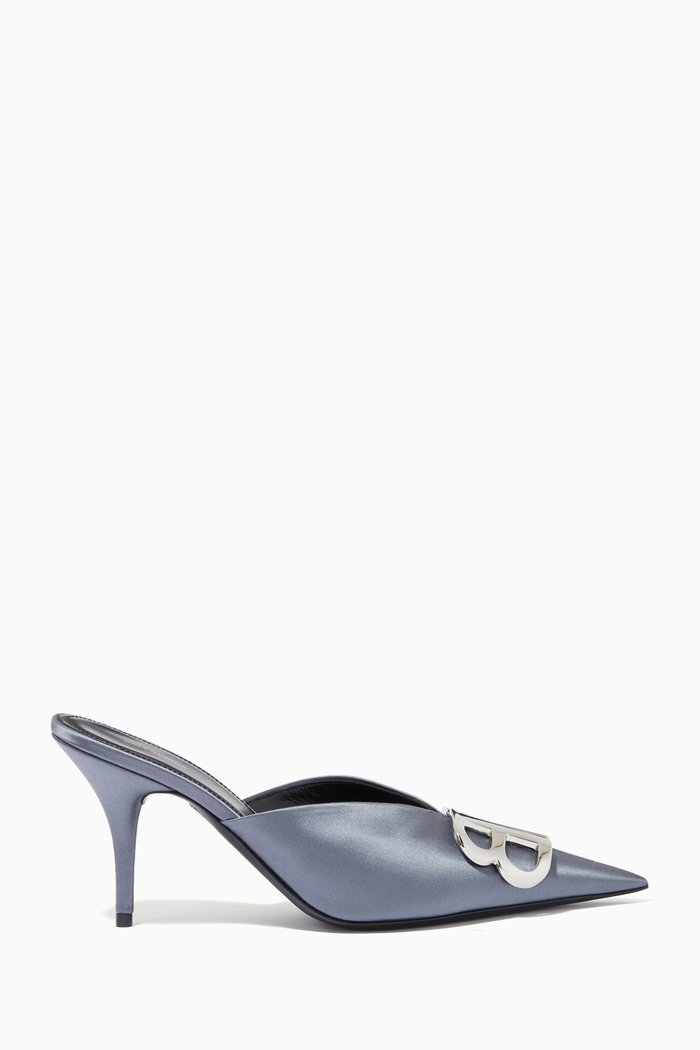 BB 80 Knife Sandals in Satin, Grey